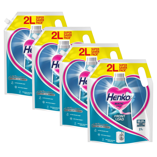 Henko Matic Front Load Ultra Colour Care Liquid 2L Pack of 4