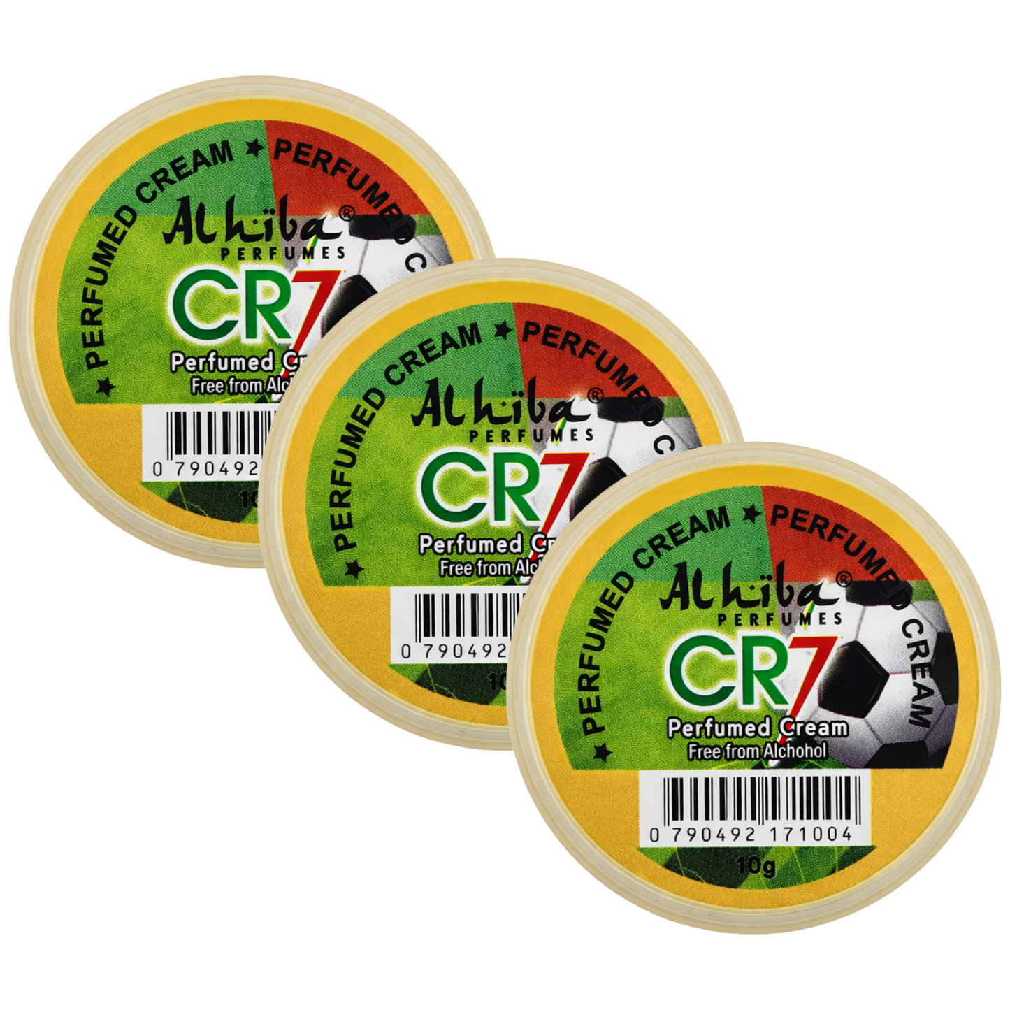 Alhiba CR7 Perfume Body Cream 10g Pack of 3