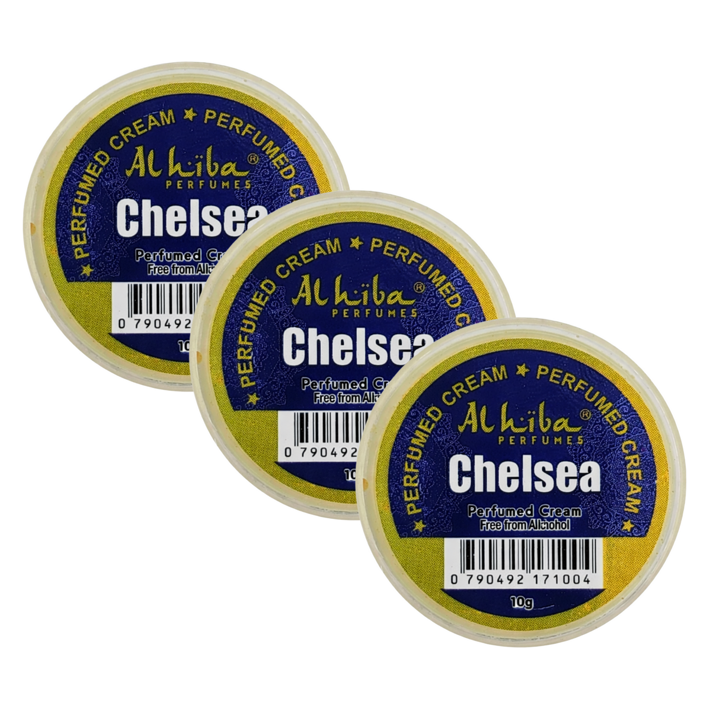 Alhiba Chelsea Perfume Body Cream 10g Pack of 3