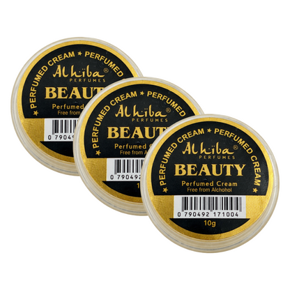 Alhiba Beauty Perfume Body Cream 10g Pack of 3