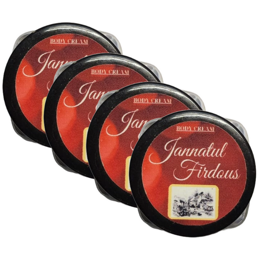 Jannatul Firdous Perfume Body Cream 10g Pack of 4