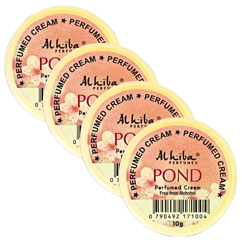 Al Hiba Pond Perfume Body Cream 10g Pack of 4