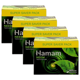 Hamam 100% Pure Neem Oil Soap (3X150G)(1N X 100G) Pack of 4
