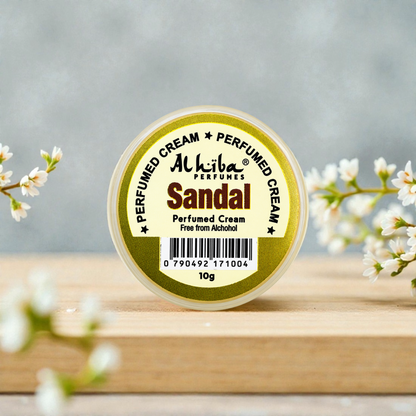 Alhiba Perfume Body Cream Sandal (10gm)
