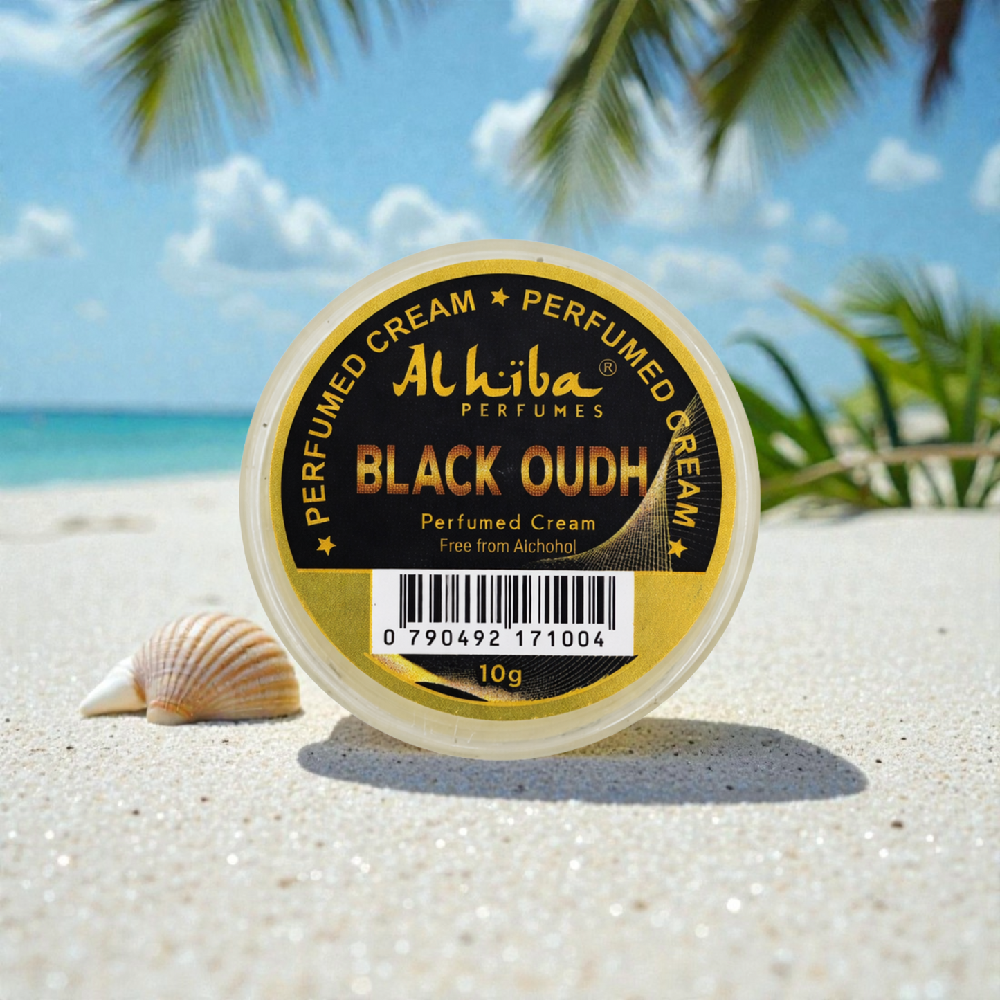 Perfume Body Cream Black Oudh Alhiba 10g
