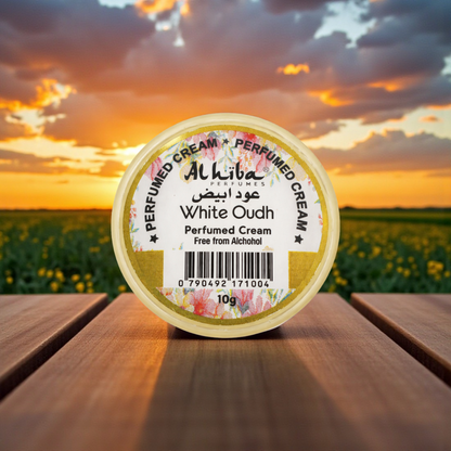 White Oudh Alhiba Perfume Body Cream 10g