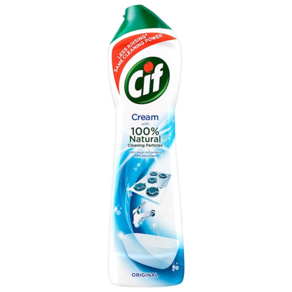 Cif Crème a Recurer With Natural Original Tough Dirt Cleaning 500ml