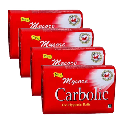 Mysore Carbolic For Hygienic Bath Soap 150g Pack of 4