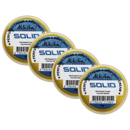 Alhiba Solid Perfume Body Cream 10g Pack of 4