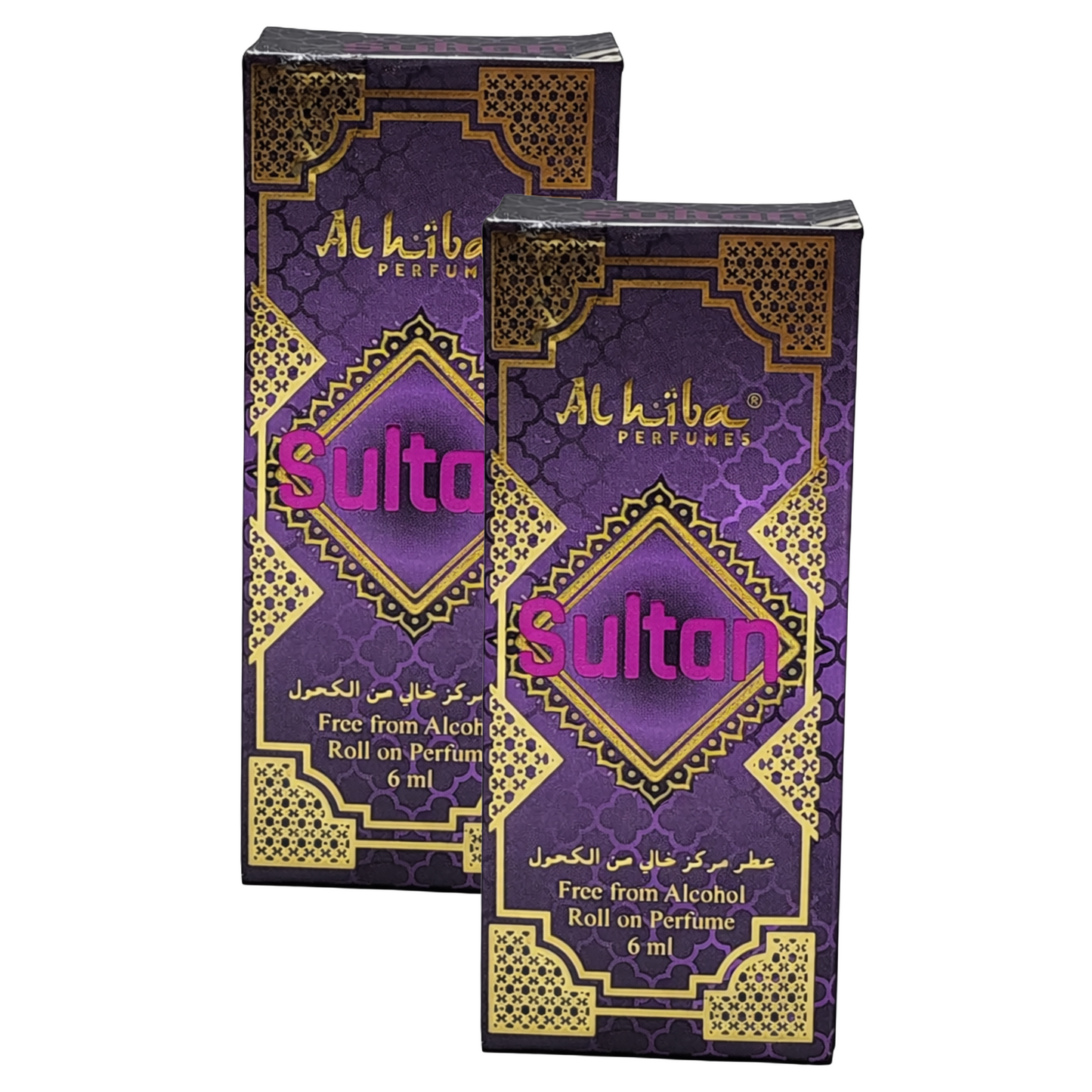 Alhiba Sultan Roll On Perfume 6ml Pack of 2