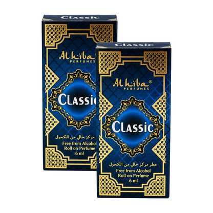 Alhiba Classic Roll On Perfume 6ml Pack of 2