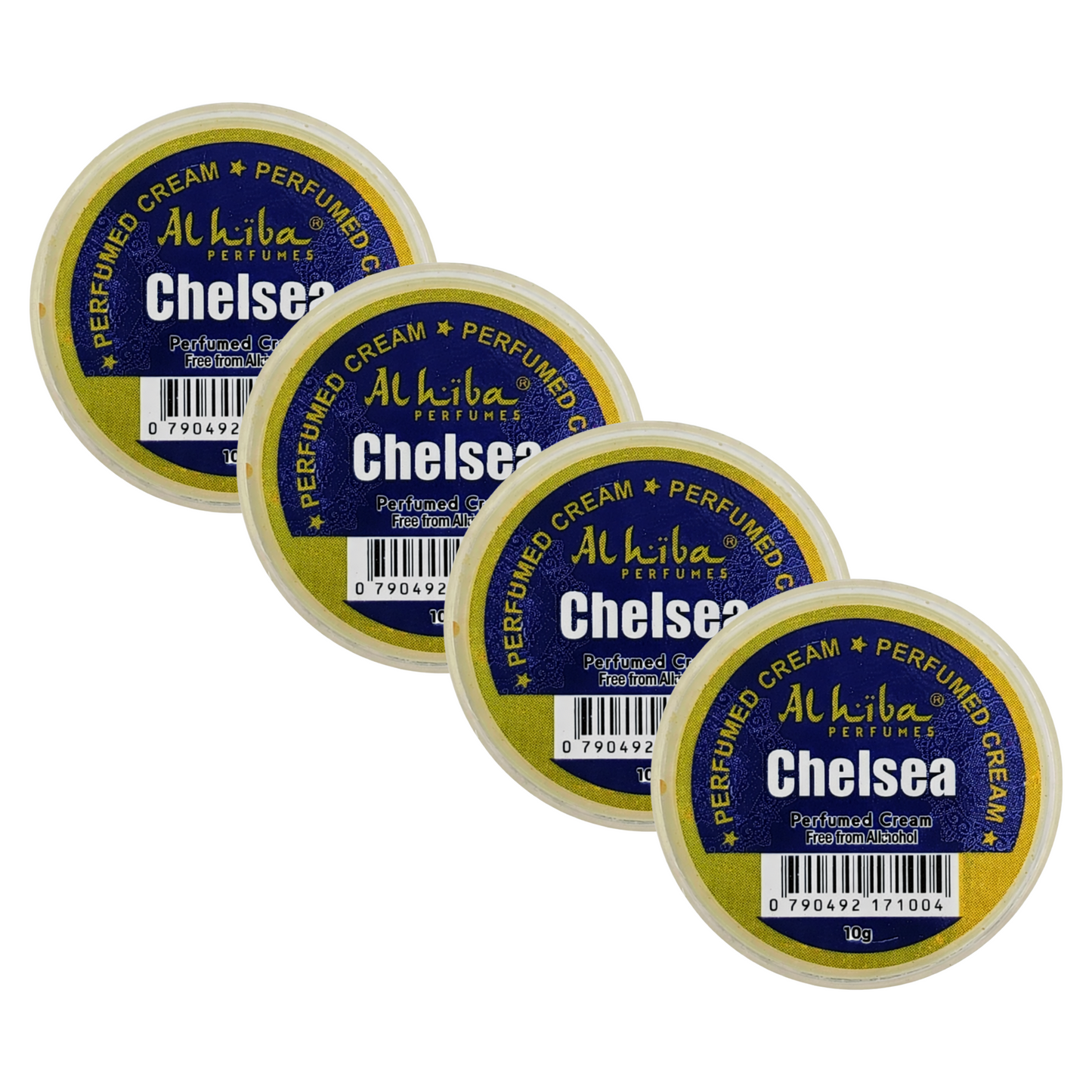 Alhiba Chelsea Perfume Body Cream 10g Pack of 4
