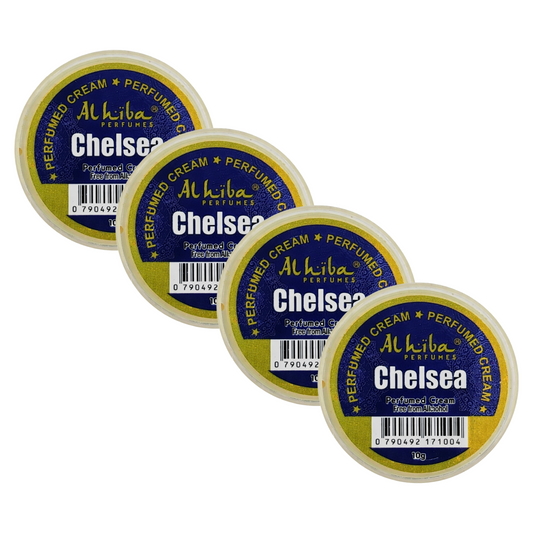 Alhiba Chelsea Perfume Body Cream 10g Pack of 4