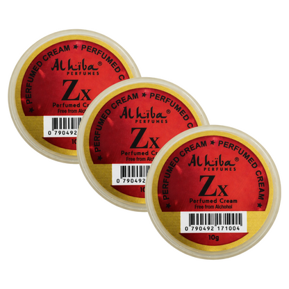 Alhiba Zx Perfume Body Cream 10g Pack of 3