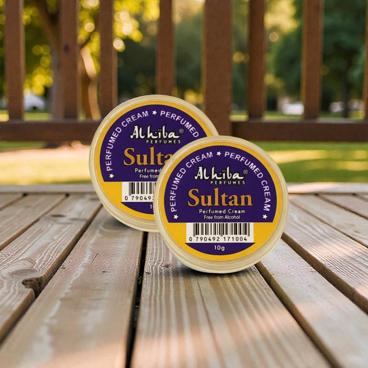 Alhiba Perfume Body Cream Sultan (10gm) (Pack of 2)