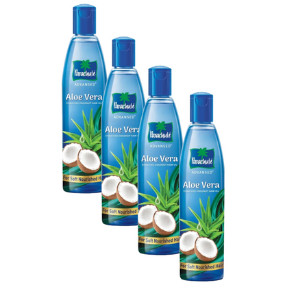 Parachute Advansed Aloe Vera Coconut Hair Oil - 75 ml Pack Of 4