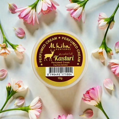 Perfume Body Cream Kasturi Alhiba 10g