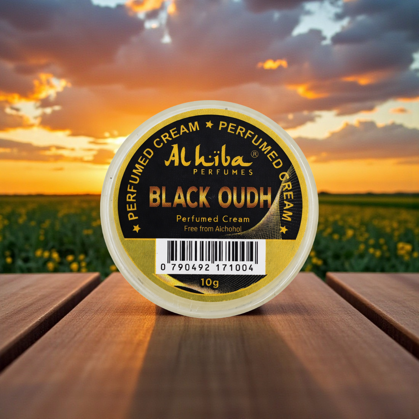 Alhiba Perfume Body Cream Black Oudh (10gm)