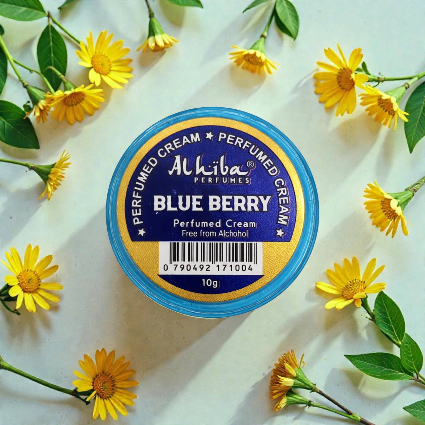 Perfume Body Cream Blue Berry Alhiba 10g