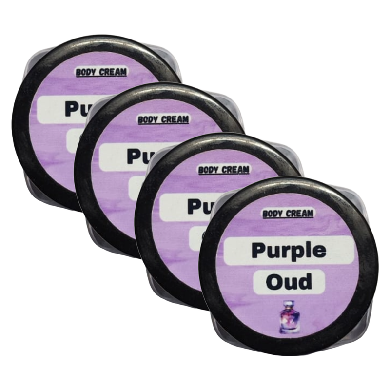 Purple Oud Perfume Body Cream 10g Pack of 4