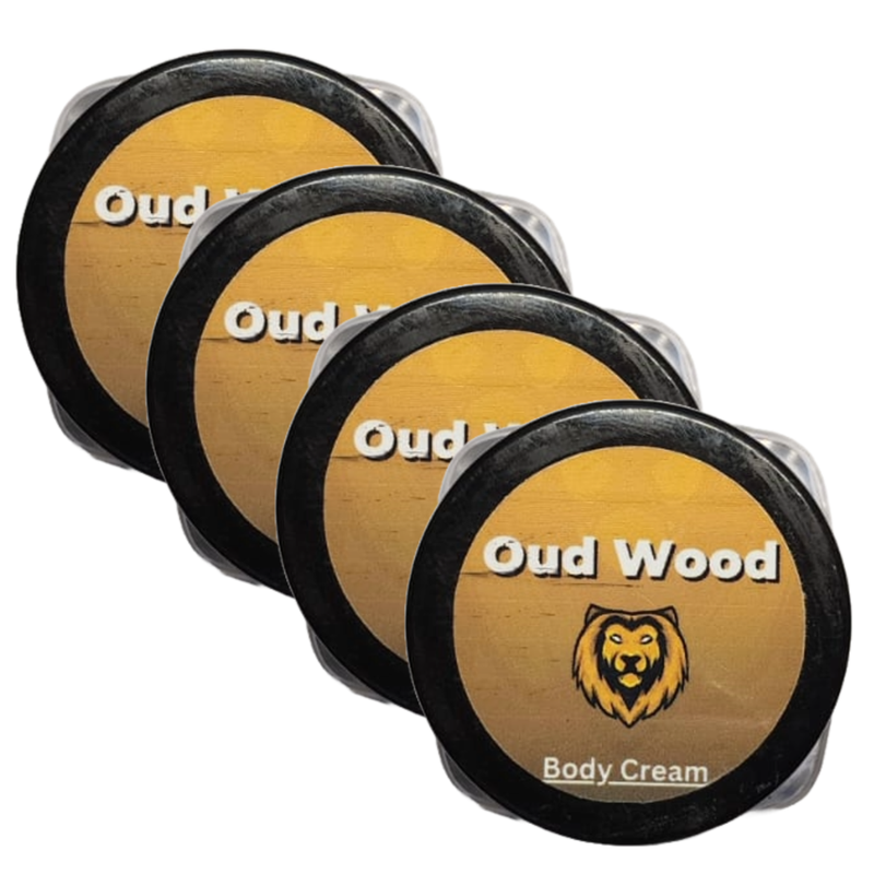 Oud Wood Perfume Body Cream 10g Pack of 4