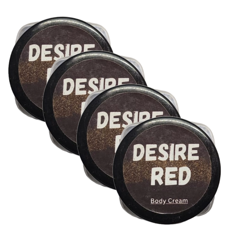 Desire Red Perfume Body Cream 10g Pack of 4