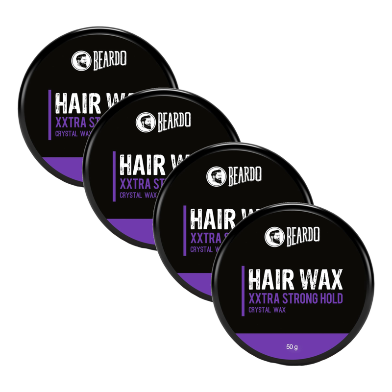 Beardo Xxtra Strong Hold Crystal Hair Wax 50g Pack of 4