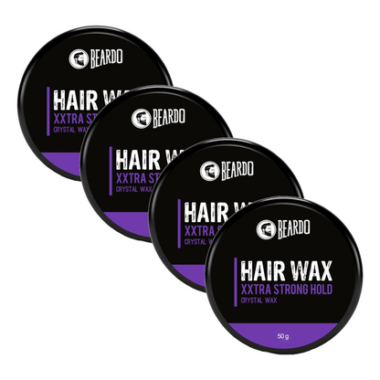 Beardo Xxtra Strong Hold Crystal Hair Wax 50g Pack of 4