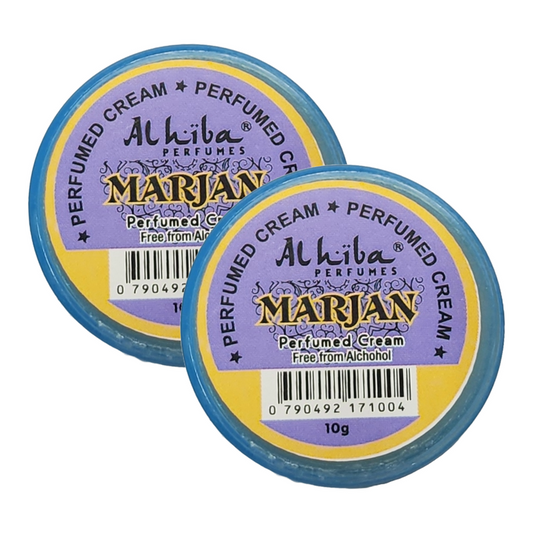 Al Hiba Marjan Perfume Body Cream 10g Pack of 2