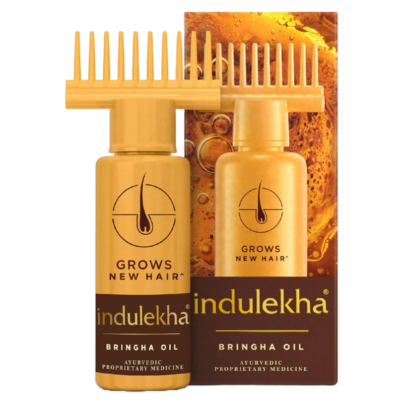 Indulekha Ayurvedic Grows New Hair Bringha Hair Oil 100ml Pack of 4