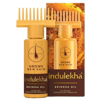 Indulekha Ayurvedic Grows New Hair Bringha Hair Oil 100ml Pack of 4