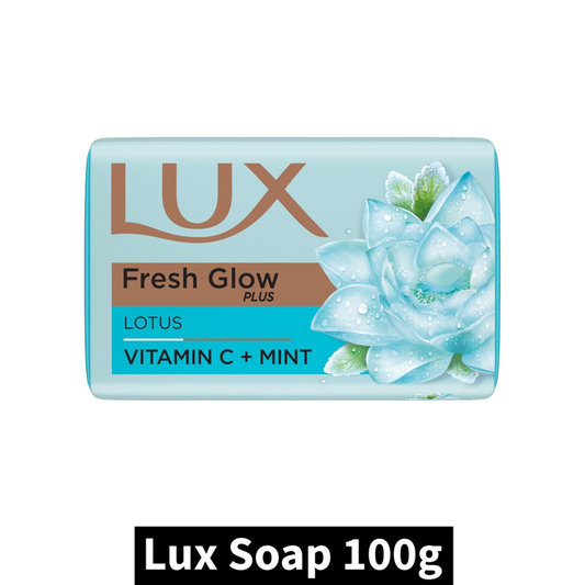 Fresh Glow Plus Lux Lotus Vitamin C + Mint Soap 100g