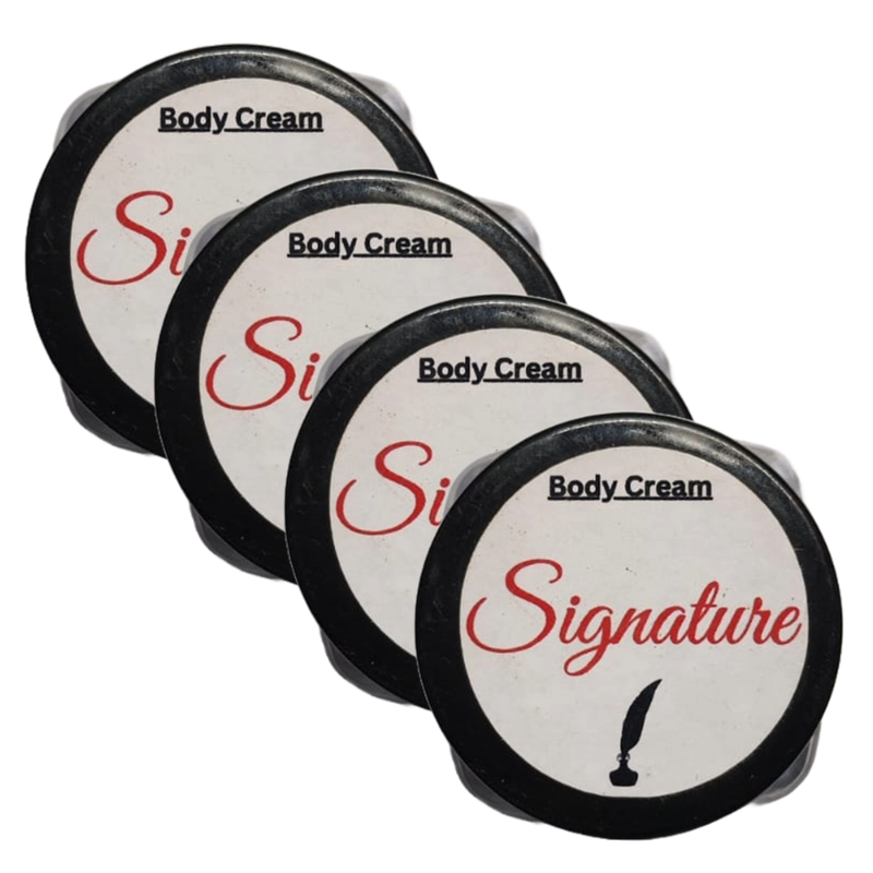 Signature Perfume Body Cream 10g Pack of 4