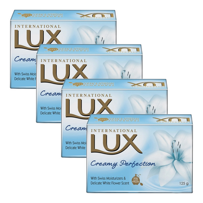 Lux International Creamy Perfection Soap 125g Pack of 4