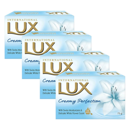 Lux International Creamy Perfection Soap 75g Pack of 4