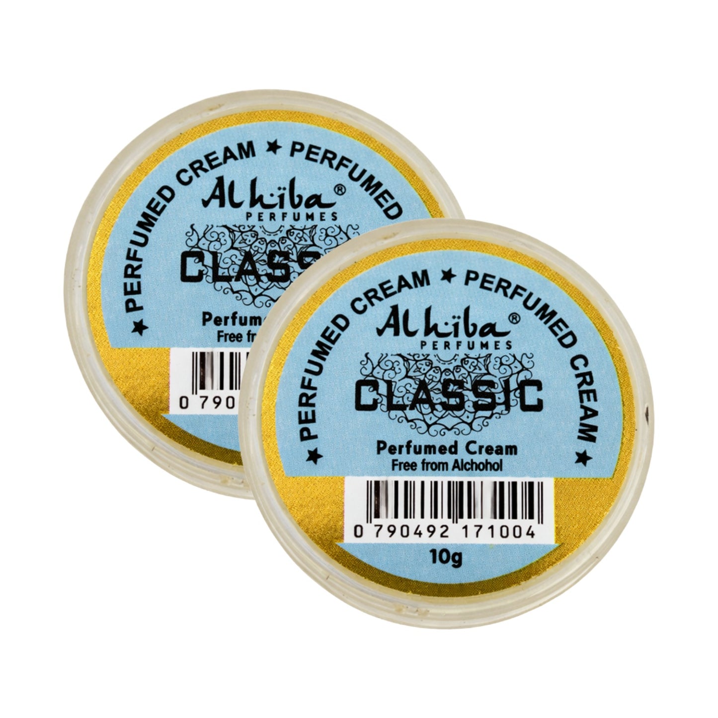 Alhiba Classic Perfume Body Cream 10g Pack of 2