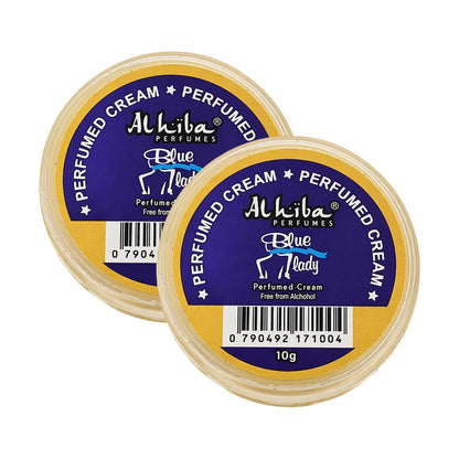 Alhiba Blue Lady Perfume Body Cream 10g Pack of 2