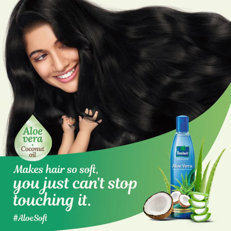 Parachute Advansed Aloe Vera Coconut Hair Oil - 150ml (Pack Of 2)