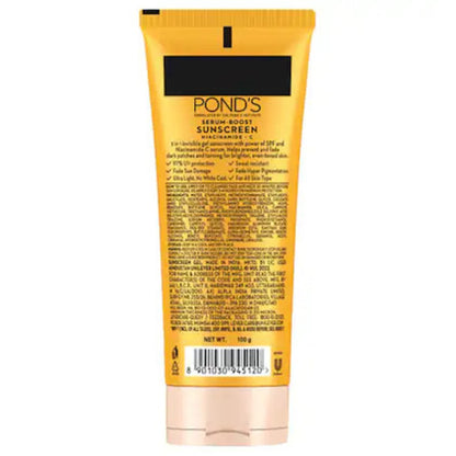 Ponds Serum Boost Sunscreen SPF 50 PA+++ Invisible Gel 100g