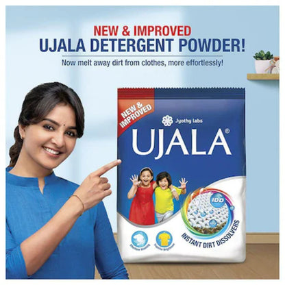 Ujala Instant Dirt Dissolvers Detergent Washing Powder 1Kg Pack of 2