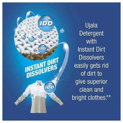 Ujala Instant Dirt Dissolvers Detergent Washing Powder 1Kg Pack of 2