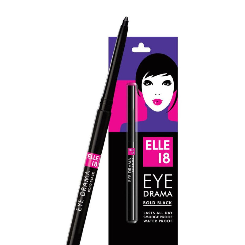 Black Kajal Elle 18 Eye Drama Bold (0.35g)