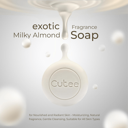 Cutee Milky Almond The Beauty Soap - 100g (Pack Of 3)