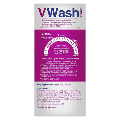 VWash Plus Hygiene Liquid Wash (200 ml)