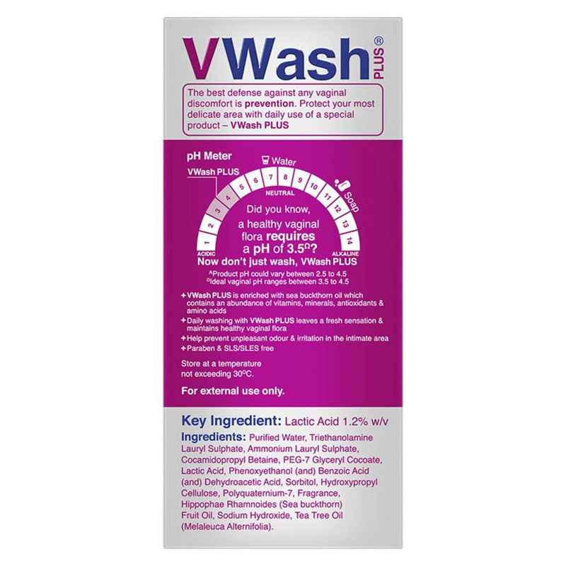 VWash Plus Expert Intimate Hygiene - 100ml