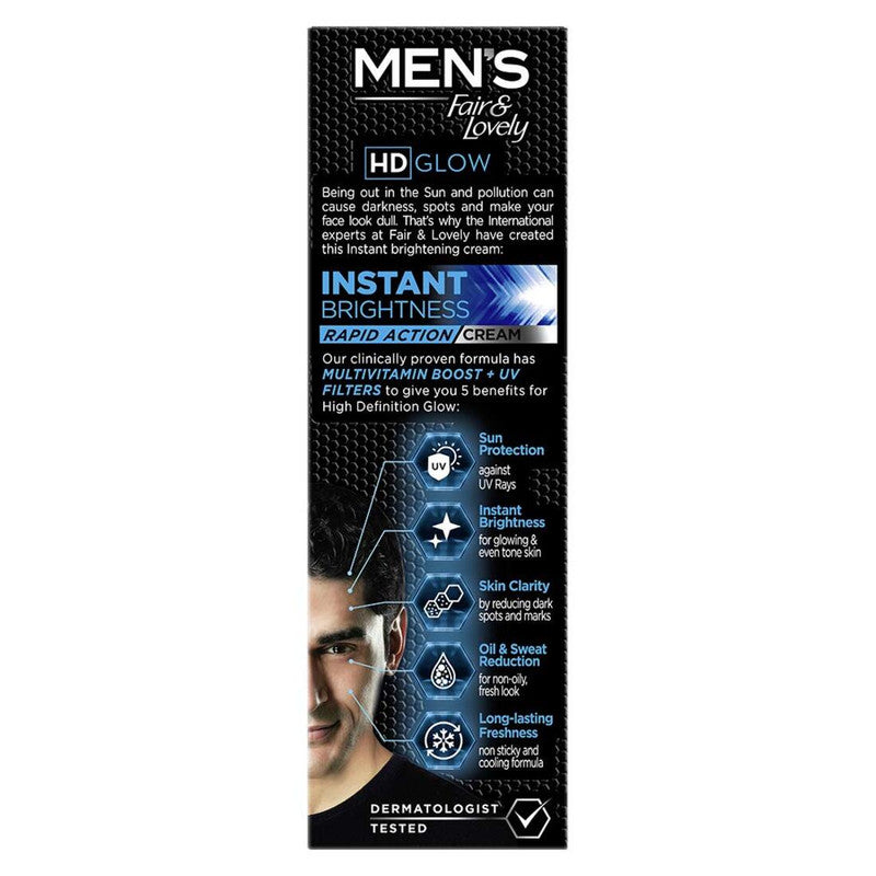 Fair & Lovely Men Instant Fairness Rapid Action Cream - 25 g