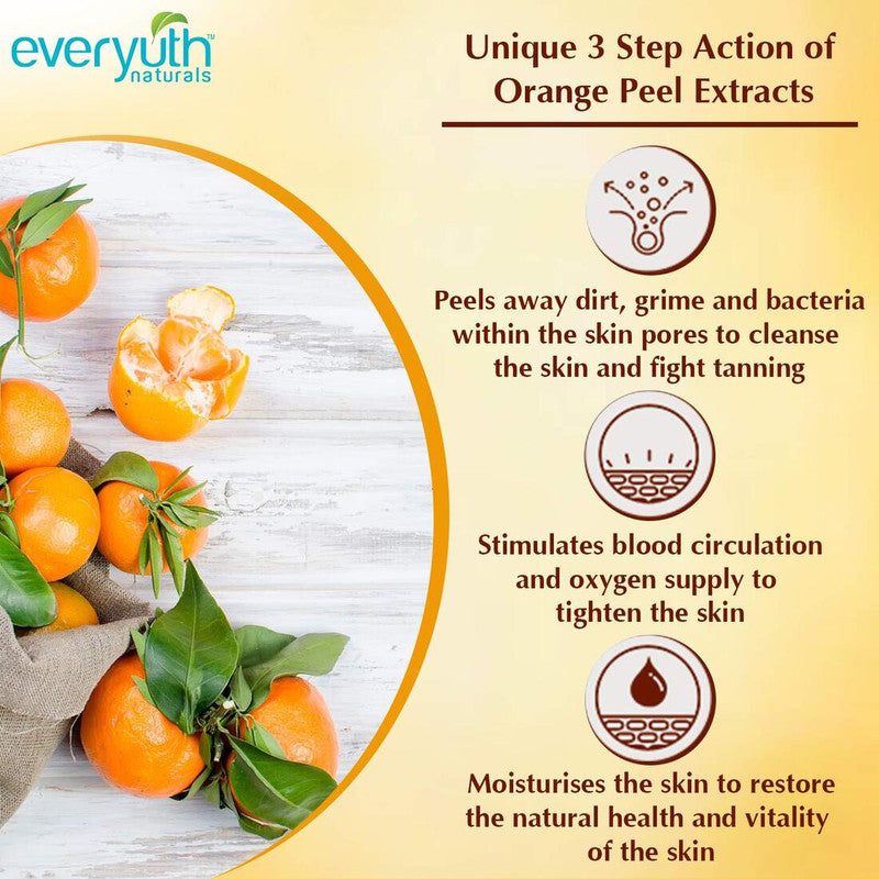 Everyuth Naturals Orange Peel Off Skin 30g - Pack Of 4