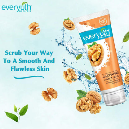 Everyuth Naturals Exfoliating Walnut Scrub 50g - Pack Of 4