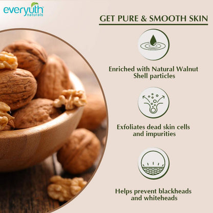 Everyuth Naturals Exfoliating Walnut Scrub, 50g