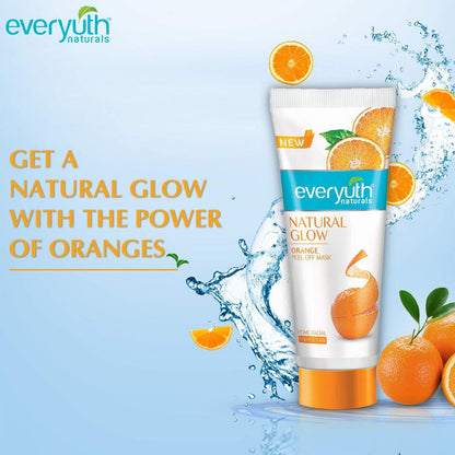 Everyuth Naturals Glow Orange Peel Off Skin 50g